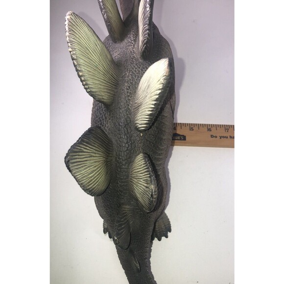 STEGOSAURUS Soft touch, Toys-R-US Xtra Large 19" Realistic Rubber DINOSAUR - Picture 8 of 11